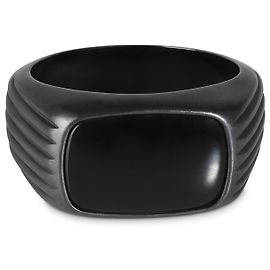 David Yurman Royal Cord Onyx Mode-Ring aus Titan Andere