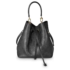 Louis Vuitton-Louis Vuitton Monogramm Empreinte Schwarz Neonoe MM-Schwarz