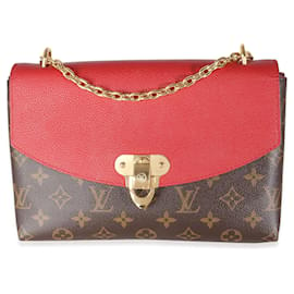 Louis Vuitton-Saint Placide Tasche aus Monogramm-Canvas in Kirsche von Louis Vuitton-Braun