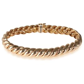 David Yurman-Bracelet Sculpté en Câble David Yurman en Or Rose 18k-Autre