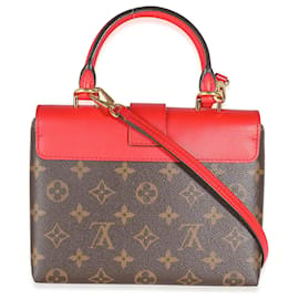 Louis Vuitton-Louis Vuitton Coquelicot Monogram Canvas Locky BB-Braun,Rot