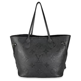 Louis Vuitton-Louis Vuitton Sac Neverfull MM en Monogram Empreinte Noir-Noir