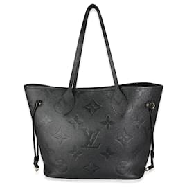 Louis Vuitton-Louis Vuitton Sac Neverfull MM en Monogram Empreinte Noir-Noir