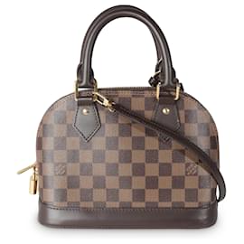 Louis Vuitton-Louis Vuitton Damier Ebene Tela Alma BB-Marrone