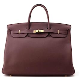 Hermès-Hermès Birkin 40-Dark red