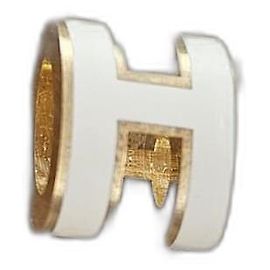 Hermès Mini Pop Anhänger Aus weiß
