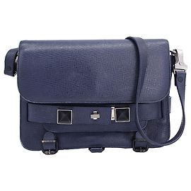 Bolsa transversal clássica PS11 da Proenza Schouler em couro azul marinho Azul Azul marinho