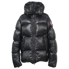 Chaqueta de Plumas Canada Goose Crofton de Ripstop Negro en Nylon Reciclado Negro
