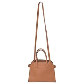 The row-The Row Margaux 10 Hand Bag in Brown Leather-Brown