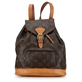 Louis Vuitton-Louis Vuitton Monograma Marrom Montsouris PM-Marrom