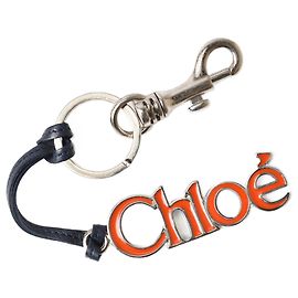 Chloé Chaveiro de metal e couro Chloe Vermelho