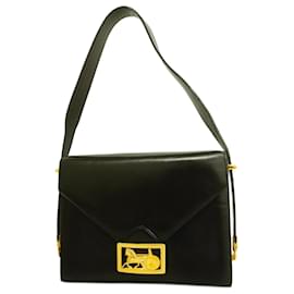 Céline-Borsa a spalla in pelle nera Celine-Nero