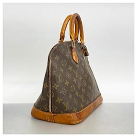 Louis Vuitton-Borsa a mano Alma Monogram Louis Vuitton-Marrone