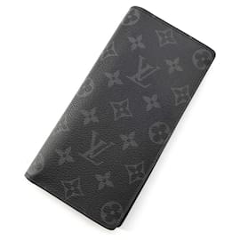 Louis Vuitton-Louis Vuitton Long Wallet Monogram Eclipse-Black