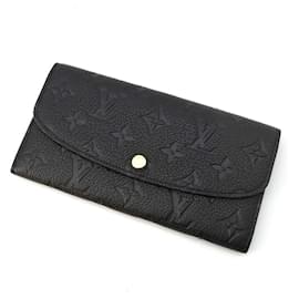 Louis Vuitton-Portafoglio lungo Louis Vuitton Monogram Empreinte-Nero,Beige