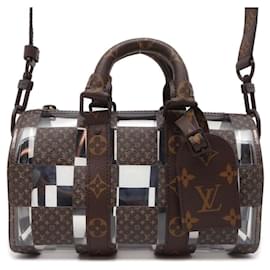 Louis Vuitton-Keepall Bandoulière 25 Monogramm Louis Vuitton-Braun,Andere