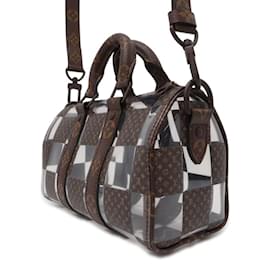 Louis Vuitton-Keepall Bandoulière 25 Monogramm Louis Vuitton-Braun,Andere