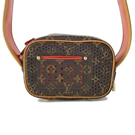 Louis Vuitton-Borsa a spalla perforata Monogram Louis Vuitton-Arancione