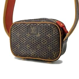 Louis Vuitton-Borsa a spalla perforata Monogram Louis Vuitton-Arancione