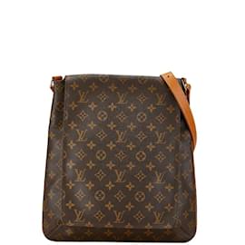 Louis Vuitton-Schultertasche Musette Monogram Louis Vuitton-Braun