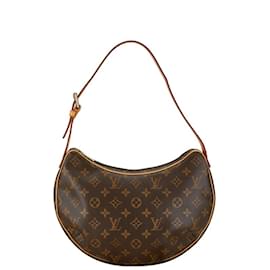 Louis Vuitton-Louis Vuitton Monogram Croissant MM Schultertasche-Braun