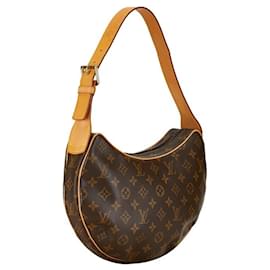 Louis Vuitton-Louis Vuitton Monogram Croissant MM Schultertasche-Braun