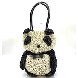 Autre Marque-Anteprima Panda Handbag-Black,White