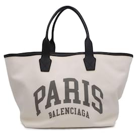 Balenciaga-Borsa Jumbo Tote Balenciaga Cities Parigi-Nero,Bianco