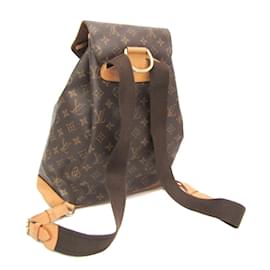 Louis Vuitton-Mochila Montsouris GM Monograma Louis Vuitton-Monograma