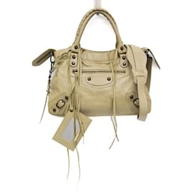 Balenciaga-Borsa in pelle Balenciaga Town-Beige