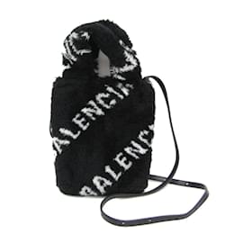 Balenciaga-Borsa porta telefono EVERYD di Balenciaga-Nero,Bianco