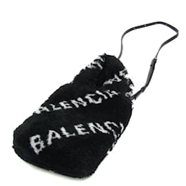 Balenciaga-Balenciaga EVERYD Phone Holder Handbag-Black,White