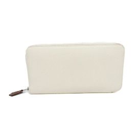 Hermès Hermes Azap Silkin Long Lucky Daisy Wallet Purple Eggshell