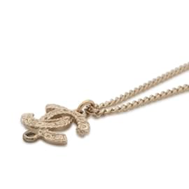 Chanel-Chanel Gold Metal Necklace-Golden