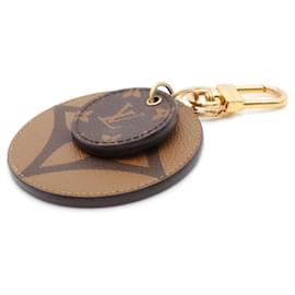 Louis Vuitton-Louis Vuitton Monogram Reverse Schlüsselanhänger-Braun,Schwarz