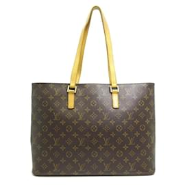 Louis Vuitton-Damentasche Leco Louis Vuitton M51155-Braun,Damier ebene,Monogramm