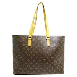 Louis Vuitton-Damentasche Leco Louis Vuitton M51155-Braun,Damier ebene,Monogramm