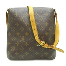 Louis Vuitton-Louis Vuitton Musette Salsa Schultertasche-Braun,Monogramm