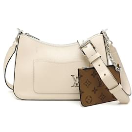 Louis Vuitton-Borsa a spalla corta da donna Louis Vuitton Marel-Bianco