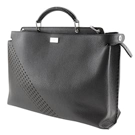 Fendi-Fendi Peek-A-Boo Essential Bag-Brown