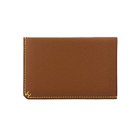 Hermès-Tarjetero marrón Hermes H Series 2022-Castaño