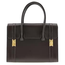 Hermès-Hermes HERMES Drug 27 Handbag-Brown,Chocolate