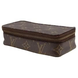 Louis Vuitton-Custodia Posh Monte Carlo Louis Vuitton-Marrone,Monogramma