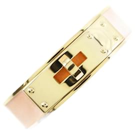 Hermès-Hermes Kelly Bangle in Gold Plated Orange-Orange