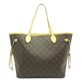 Louis Vuitton-Louis Vuitton Neverfull MM Damen Tote Bag-Braun