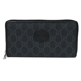 Gucci-Gucci GG Supreme Long Bill Wallet-Black