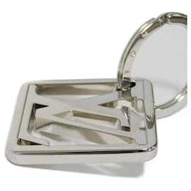 Louis Vuitton-Louis Vuitton Silver Keyring-Silvery