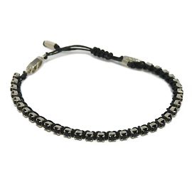Christian Dior Black Charm Bracelet Black