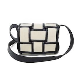 Bottega Veneta-Sac à épaule Bottega Veneta-Noir,Blanc