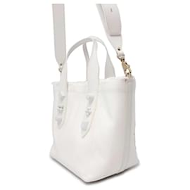 Christian Louboutin-Borsa a mano firmata Frangibus Small di Christian Louboutin-Bianco